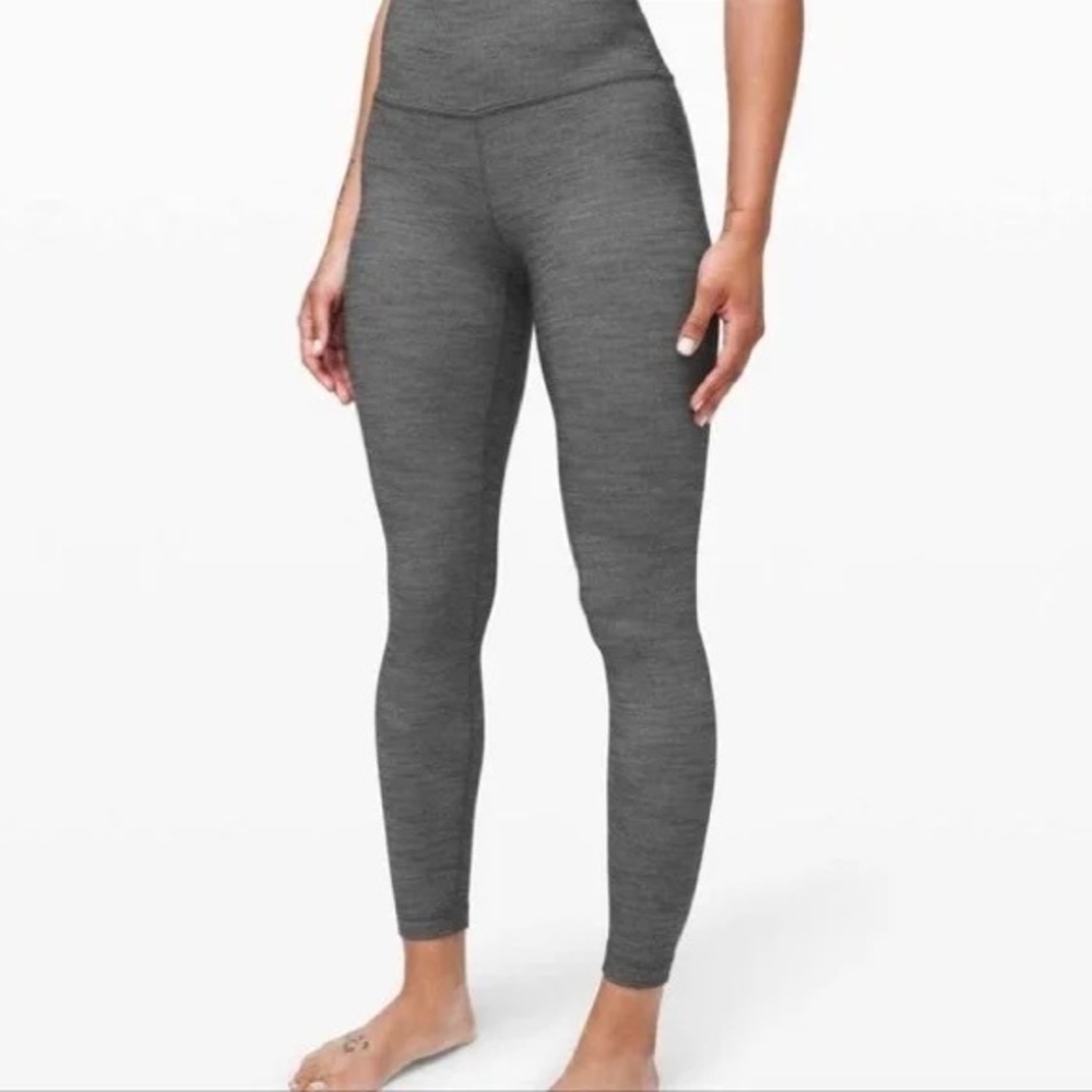 Lululemon size 4 align heather gray leggings